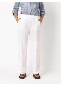 Schlupfhose Toni "Sue Wide Chino", Damen, Gr. 19, K-Gr, wei&szlig;, Web, Obermaterial: 87% Baumwolle, 10% Polyamid, 3% Elasthan, lang, Hosen Schlupfhose, mit bequemem Dehnbund - auch in Kurzgr&ouml;&szlig;e erh&auml;ltlich