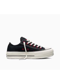 Sneaker Converse "CHUCK TAYLOR ALL STAR LIFT", Damen, Gr. 40, schwarz (schwarz, egret, days ahead), Textil, Schuhe Sneaker, Valentine Love Edition