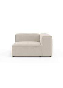 Sofa-Eckelement OTTO HOME "HAILY Sessel mit Armlehne links/rechts, Ma&szlig;e B/T/H: 130/100/72 cm", beige (hellbeige), B:130cm H:72cm T:100cm, 100% Polyester, Polsterelemente, Sofa-Eckelement, als Modul oder separat verwendbar, f&uuml;r individuelle Zusammenstellung