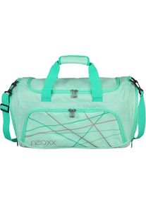 Sporttasche neoxx "Move", M&auml;dchen, Gr. B/H/T: 43cm x 26cm x 24cm, gr&uuml;n (mint to be), Polyester, Taschen Sporttasche, teilweise aus recyceltem Material