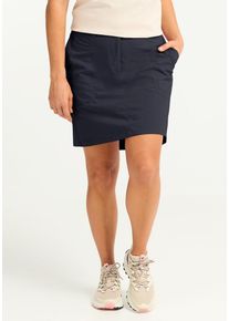 Hosenrock Jack Wolfskin "DESERT SKORT W", Damen, Gr. 46, schwarznavy, Obermaterial: 95% POLYAMID, 5% SONSTIGE FASERN. Futter: 100% POLYESTER, R&ouml;cke Hosenrock