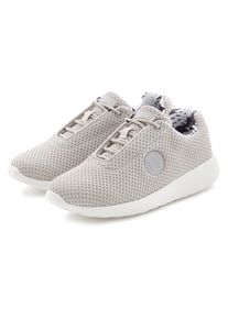 active by Lascana Sneaker LASCANA ACTIVE "Halbschuh, Turnschuhe", M&auml;dchen, Gr. 43, grau (hellgrau), Obermaterial: 100% Textilmaterial. Decksohle: 100% Textilmaterial. Futter: 100% Textilmaterial. Laufsohle: 100% Synthetik, unifarben, Basic, Schuhe Sneaker, mit atmungsaktivem Mesh-Obermaterial, herausnehmbare Innensohle