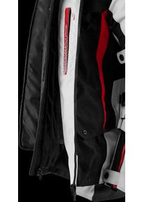 Furygan Montroc 3in1+, textile jacket , color: Black/Light Grey/Red , size: S