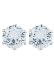 Adelia&acute;s Paar Ohrstecker ADELIA&acute;S "Damen Ohrringe &iquest; Ohrstecker aus Edelstahl mit Zirkonia", silber, Ohrringe, Damen, Edelstahl, Paar Ohrstecker