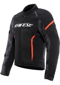 Dainese Air Frame 3, veste en textile , couleur: Noir/Rouge N&eacute;on , taille: 44