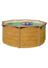 Schwimmbecken RD 132 Wood Braun
