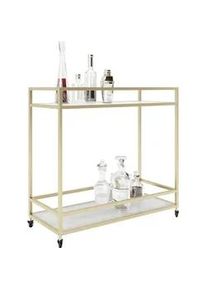 Phoenix PLAYBOY Servierwagen Ginger Glas/Metall Goldfarben