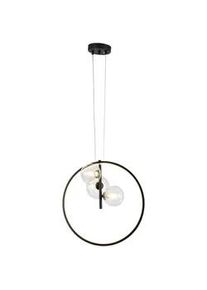 LED-H&auml;ngeleuchte Ribn Schwarz/Transparent max. 6 W