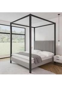Himmelbett Mona Grau ca. 180x200 cm