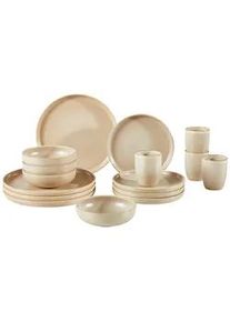 Creatable Kombiservice Uno Sandfarben, 16-teilig