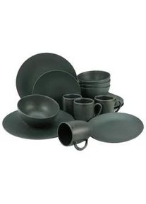 Creatable Kombiservice Soft Touch Schwarz, 16-teilige