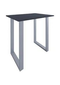 Vcm Bartisch XONA Silber/ Honigeiche ca.110x102x80cm