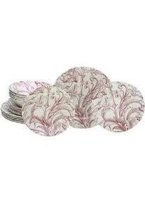 Creatable Kombiservice Venecia Wei&szlig;/Altrosa, 18-teilig