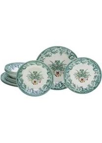 Creatable Tafelservice Weihnachten Gr&uuml;n, 12-teilig