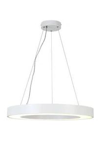 LED-H&auml;ngeleuchte Sandl Wei&szlig;/Chromfarben max. 38 Watt