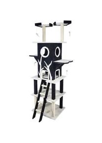 Kratzbaum Brownie Schwarz/Wei&szlig;