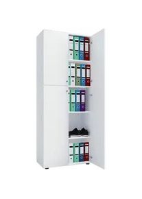 Vcm Aktenschrank Lona Wei&szlig; ca. 70x182 cm