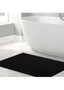 HAMMETEX, Badematte &raquo;rutschfeste Badvorleger&laquo; H&ouml;he 7, 5 mm rutschhemmend beschichtet strapazierf&auml;hig einfarbig, 100% Baumwolle, in 2 Gr&ouml;&szlig;en erh&auml;ltlich