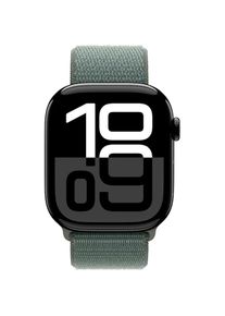 Apple, Smartwatch-Armband &raquo;46 mm Sport Loop&laquo;, salbei, Nylon, Polyester, Das Gewebe besteht zu 82 % aus recycelten Garnen, die teilweise Material aus 