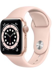Apple Watch Series 6 Aluminium 40 mm (2020) | GPS | gold | Sportarmband Sandrosa