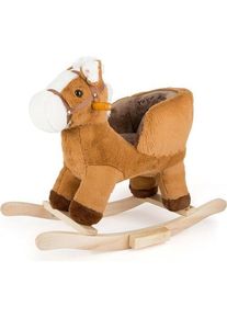 Small Foot koń na biegunach aus tkanina | brązowy
