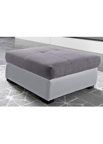 COTTA, &raquo;Speedway&laquo;, hellgrau/dunkelgrau, Edles Flachgewebe ( 100% Polyester ) / Feine Struktur ( 100% Polyester );Kunstleder SOFTLUX / Luxus-Microfaser