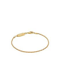 Kuzzoi, Herren, Armkette &raquo;Armband Herren Basic Kordelkette Gedreht 925 Silber&laquo;, Gold, 210, Zartes rundes Kordel-Armband f&uuml;r den Mann