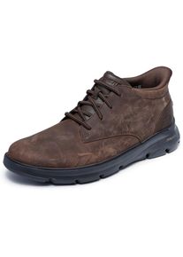 Skechers, Herren, Schn&uuml;rboots &raquo;ARCH FIT GARZA&laquo; Freizeitschuh, Trekkingschuh mit Slip-ins, dunkelbraun, 45, Skechers Boots mit komfortabler Air-Cooled 