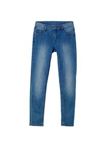 bonprix, Damen, Skinny-fit-Jeans Skinny fit Passform, Five-Pocket-Style, modische Waschung, blau denim, 164 - N-Gr, Skinny-fit-Jeans f&uuml;r Kinder mit 