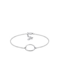 Elli, Damen, Armkette &raquo;Armband Kreis Schlicht 925 Silber&laquo;, Silber, 180, Schlichter Armschmuck f&uuml;r Frauen