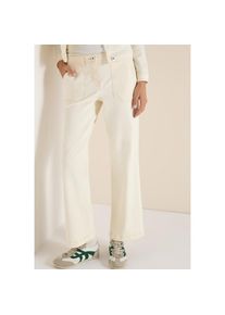 Cecil, Damen, Weite Jeans &raquo;Style NEELE&laquo; im 4-Pocket-Form und mit Stretch, pearl beige, 25 - L&auml;nge 28, Jeans f&uuml;r Damen von Cecil