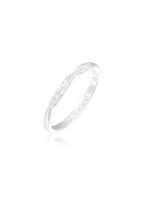 HAZE & GLORY, Damen, Silberring &raquo;Ring Bandring gedreht - Moment 925 Silber&laquo;, Silber, 56, Modisch klassischer Ring als Hingucker f&uuml;r Damen