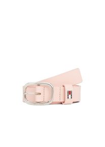 Tommy Jeans, Damen, &raquo;TJW OVAL 3.0 cm breit&laquo; Ovale Einfachdornschlie&szlig;e und Logo am Verschluss, Delicate Pink, Delicate Pink, Lederg&uuml;rtel von Tommy 