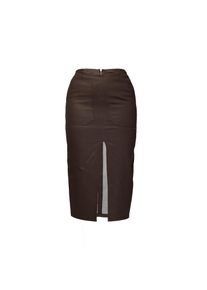 SURI FREY, Damen, Wickelrock &raquo;Rock SFY Freyday&laquo;, darkbrown 218, XL, darkbrown 218, Hergestellt aus einem Baumwoll Mix.