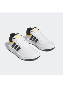 adidas Sportswear, Damen, &raquo;HOOPS&laquo; f&uuml;r Jugendliche, Cloud White / Core Black / Bold Gold, 34, Cloud White / Core Black / Bold Gold, Ein Schuh f&uuml;r 