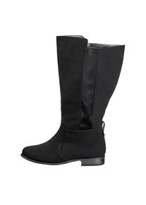 sheego, Damen, Weitschaftstiefel, schwarz, 41,