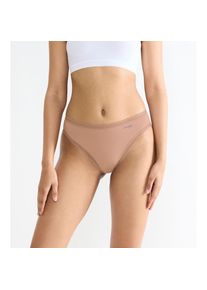 Sloggi, Damen, Slip &raquo;GO Crush High leg C3P&laquo; 3er Pack, mit Spitzendetails, cameo brown, L, cameo brown, mit Spitzendetails
