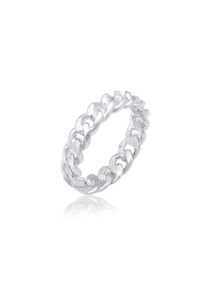 Elli, Damen, Silberring &raquo;Ring Panzer Design Bandring 925 Silber&laquo;, Silber, Silber, Klassischer Silberring f&uuml;r Frauen