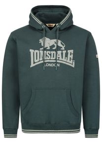 Lonsdale M&auml;n Sweatshirt 'Outwood' m&ouml;rkgr&ouml;n / off-white Storlek XXXL