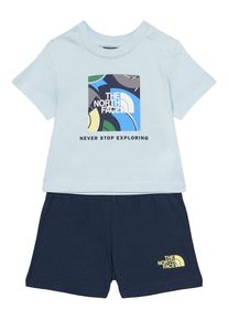 The North Face Drenge Tr&aelig;ningsdragt 'BOX PLAY' marin / pastelbl&aring; / lysegul / hvid St&oslash;rrelse 86/92