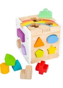 Small Foot Steckw&uuml;rfel Regenbogen | Multicolor