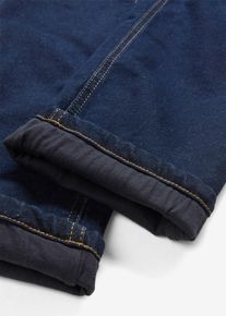 bonprix Dżinsy ocieplane z podszewk z derseju, regular fit, straight, niebieski, 152