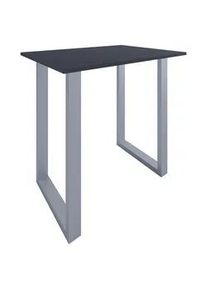 Vcm Bartisch XONA Anthrazit/ Silber ca.110x102x80cm