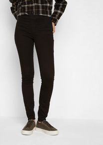 bonprix Femei Jeggings termo Mid Waist, negru, 34