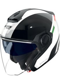 Nolan N40-5 06 Integro 342, open face helmet , color: Black/White/Red/Green , size: XS