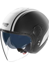 Nolan N20-2 Visor Dolce Vita 347, open face helmet , color: Matt Black/White , size: XXS