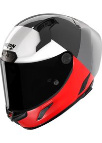 Nolan X-804 RS Ultra Carbon Blocco 369, kask pełnotwarzowy , kolor: Węgiel/Czarny/Szary/Czerwony/Biały , rozmiar: L