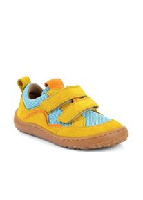 froddo Sneaker &raquo;Barefoot Base&laquo; , Klettschuh, Freizeitschuh, Barfu&szlig;schuh mit Klettverschluss gelb, Gr&ouml;&szlig;e 34