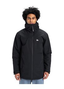 Regenjacke Quiksilver "Overcast 3K Parka", Herren, Gr. L, schwarz, Obermaterial: 65% Walkfrottier, 35% Nylon;, Jacken Regenjacke