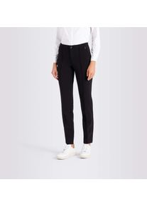 Stretch-Hose MAC "ANNA", Damen, Gr. 46, L&auml;nge 28, schwarz, Web, Obermaterial: 89% Polyamid, 11% Elasthan, kn&ouml;chellang, Hosen Stretch-Hose